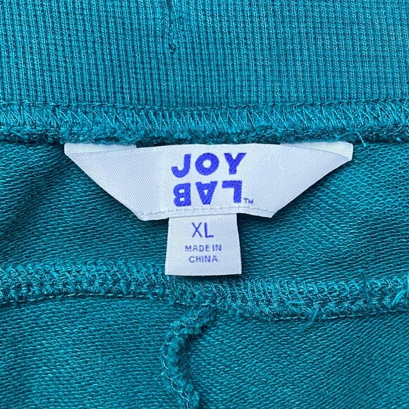 Women’s Teal Marble Joggers - Size XL | Soft Stretch Cotton - Picture 3 of 3